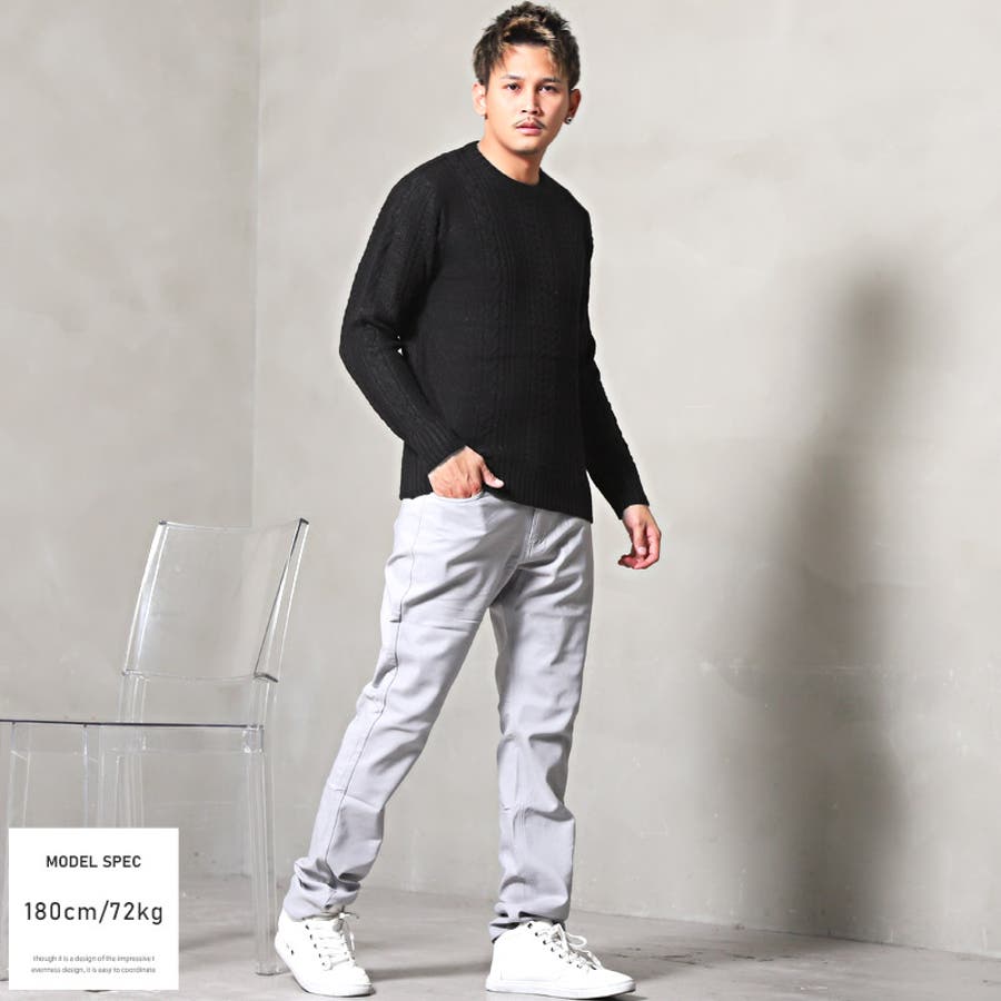 ニット メンズ セーター[品番：LU000012267]｜LUXSTYLE（ラグ