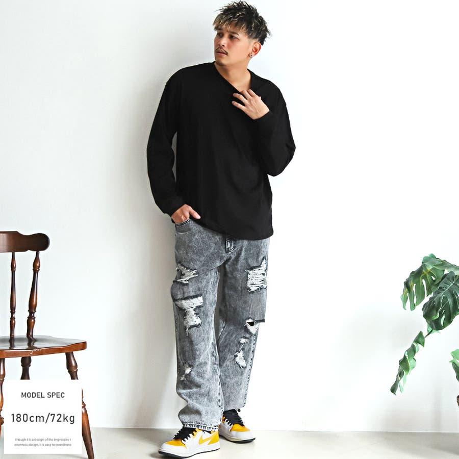 ロンT メンズ 長袖Tシャツ[品番：LU000012320]｜LUXSTYLE（ラグ