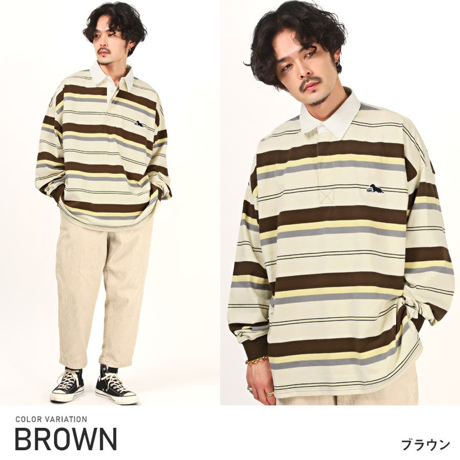 ラガーシャツ メンズ 長袖[品番：LU000012402]｜LUXSTYLE（ラグ