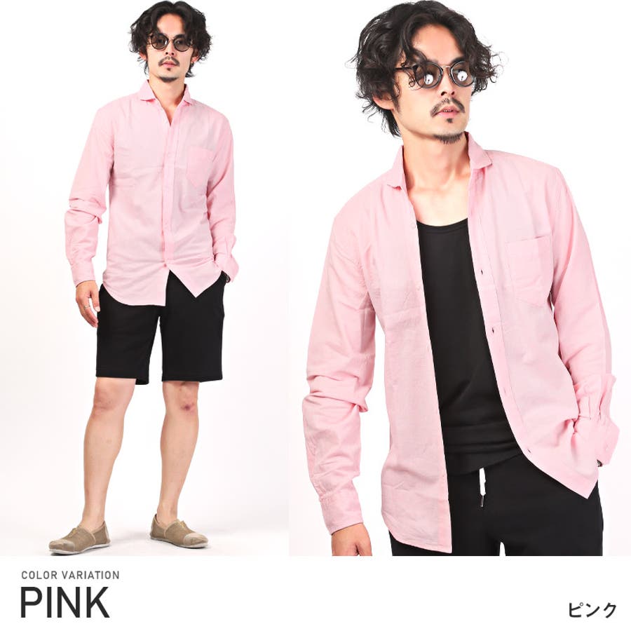 商品画像：楽天市場】リネンシャツ リネン100％ 春夏 春 夏 麻 麻100 長袖 3