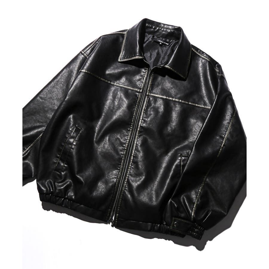 レザージャケット メンズ ブルゾン [品番：LU000013013]｜LUXSTYLE（ラグスタイル）のメンズファッション通販｜SHOPLIST（ショップリスト）