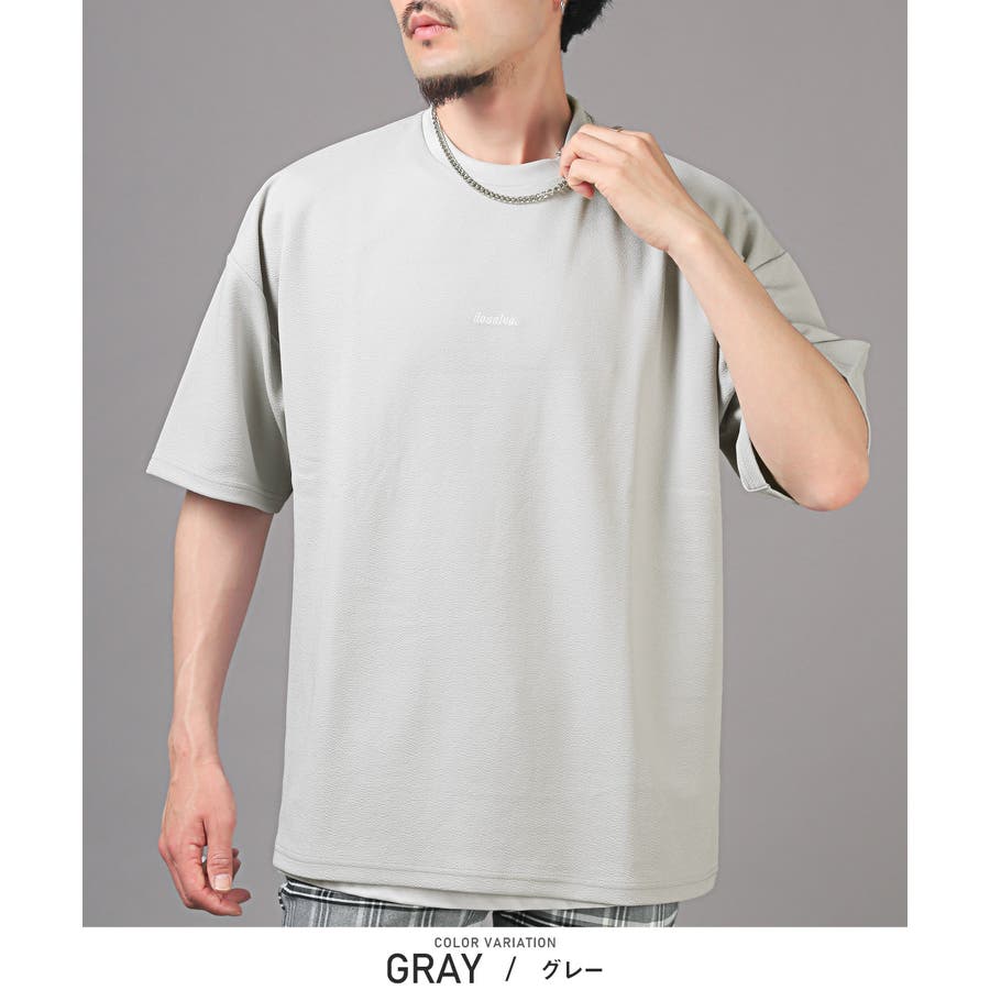 Tシャツ(半袖/袖なし) mame Grey T-shirts NY CARE FREE カラー 半袖ドレスTシャツ(15618663-2026)｜ファッション
