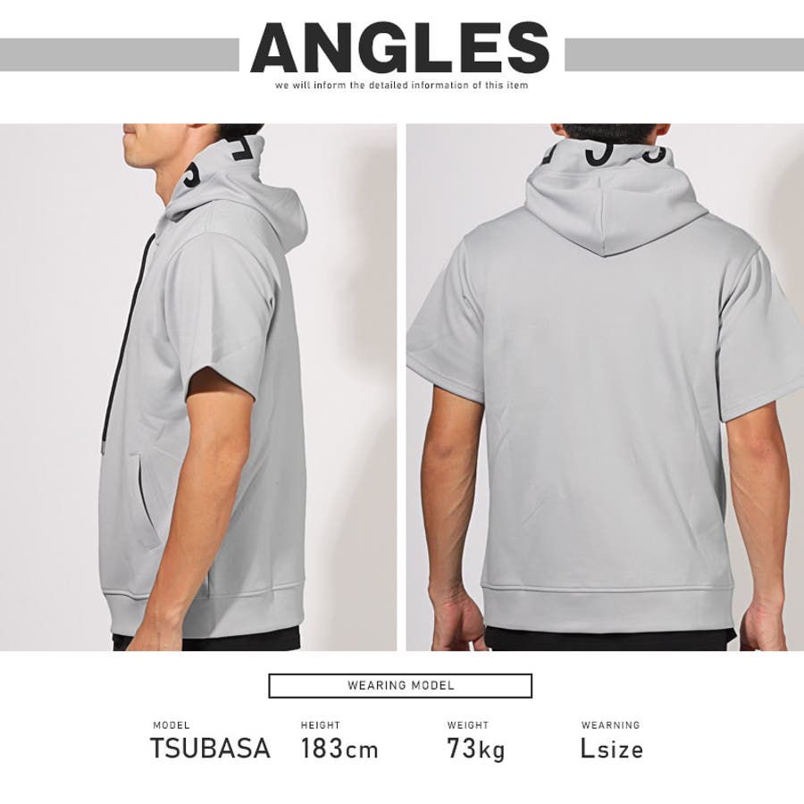 DEUCE BRAND 半袖パーカー　XL DEUCE BRAND 半袖パーカー XL バイカラー半袖フード付きパーカー