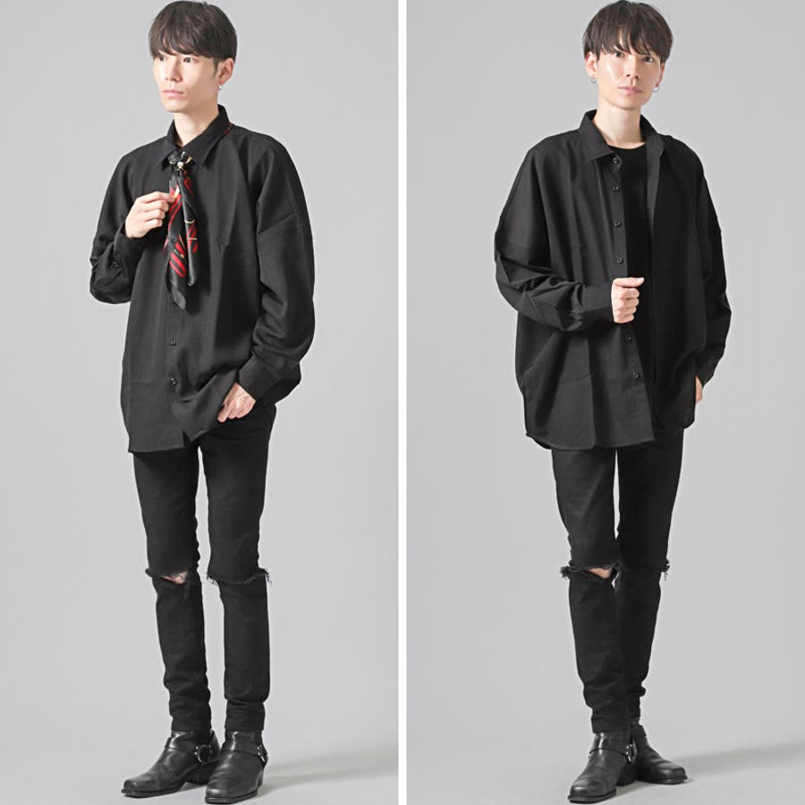 シャツ 長袖 ドルマンスリーブ[品番：LU000013307]｜LUXSTYLE