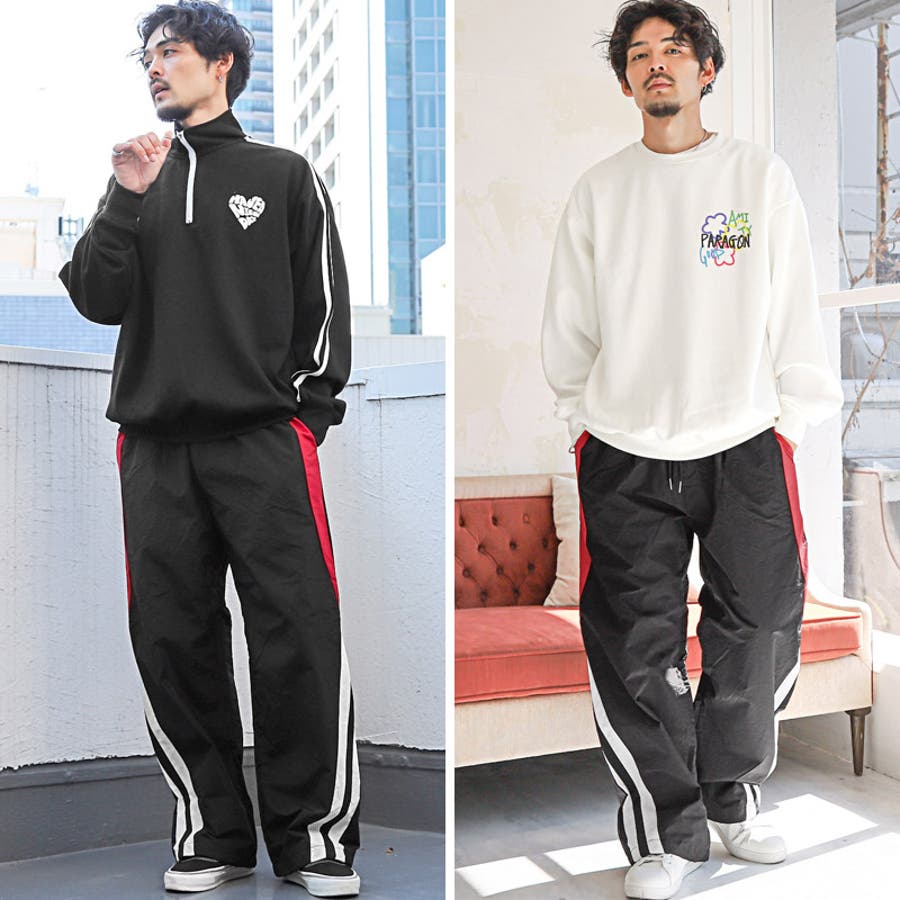 ナイロンパンツ メンズ  ジャージ[品番：LU000013342]｜LUXSTYLE（ラグスタイル）のメンズファッション通販｜SHOPLIST（ショップリスト）