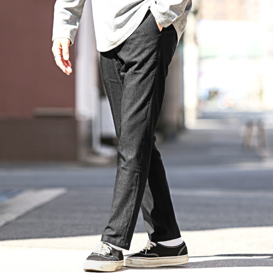 スラックス パンツ テーパードパンツ[品番：LU000013585