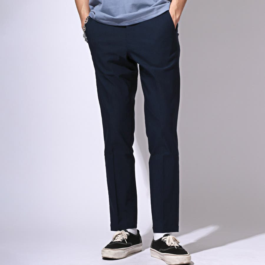 スラックス パンツ テーパードパンツ[品番：LU000013585