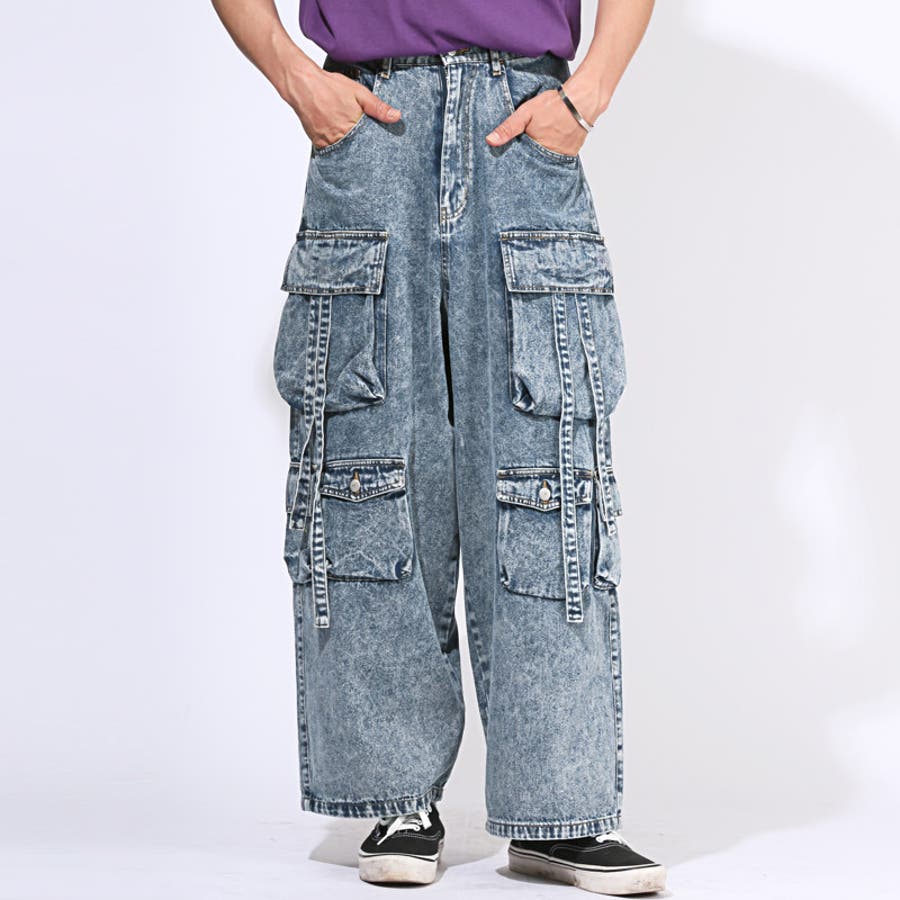 カーゴパンツ テクノパンツ デニムパンツ[品番：LU000013672