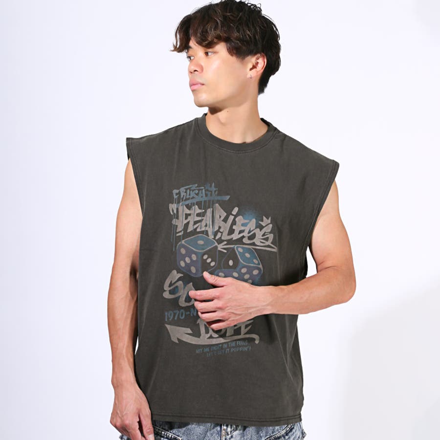 Tシャツ ノースリーブ スリーブレス[品番：LU000013681]｜LUXSTYLE