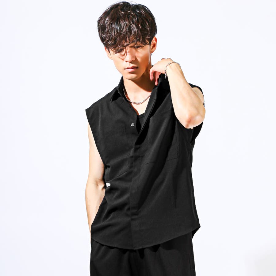 シャツ ノースリーブ ノースリーブシャツ[品番：LU000013627