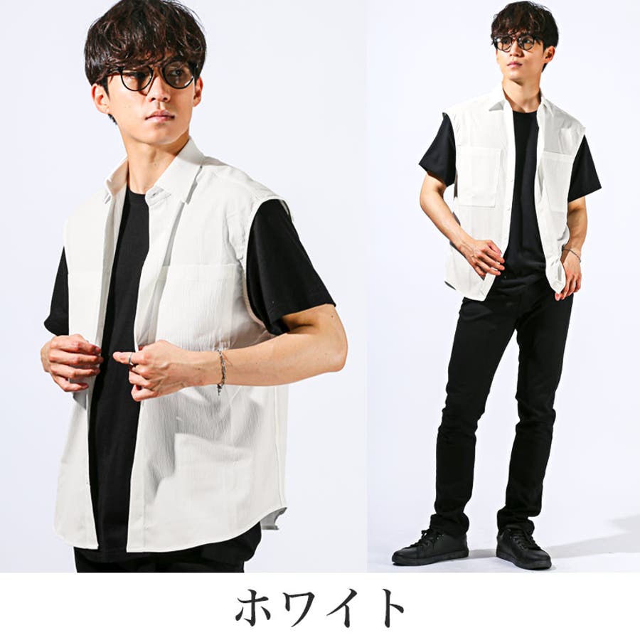 シャツ ノースリーブ ノースリーブシャツ[品番：LU000013627