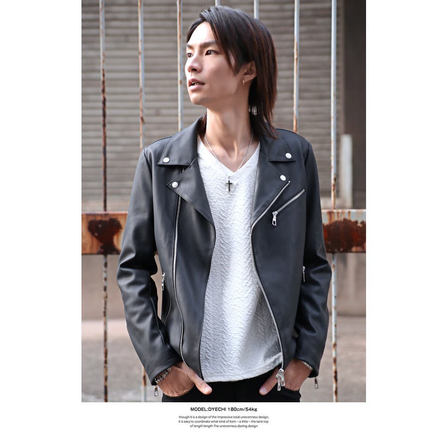 お兄系 ライダースジャケットメンズ【BERNINGS SHO(バーニングスショウ