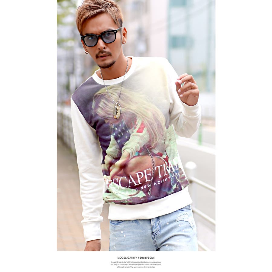 トレーナー メンズ スウェット 品番 Lu Luxstyle ラグスタイル のメンズファッション 通販 Shoplist ショップリスト