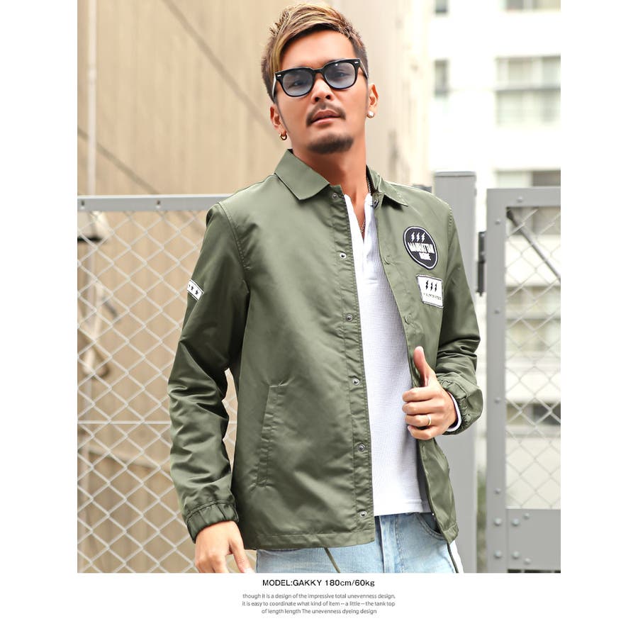 コーチジャケット メンズ ワッペン [品番：LU000006275]｜LUXSTYLE（ラグスタイル）のメンズファッション通販｜SHOPLIST（ショップリスト）