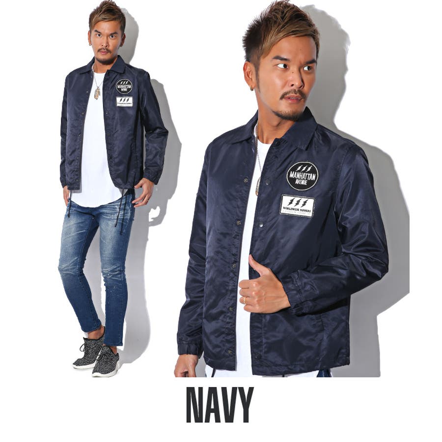 コーチジャケット メンズ ワッペン [品番：LU000006275]｜LUXSTYLE（ラグスタイル）のメンズファッション通販｜SHOPLIST（ショップリスト）