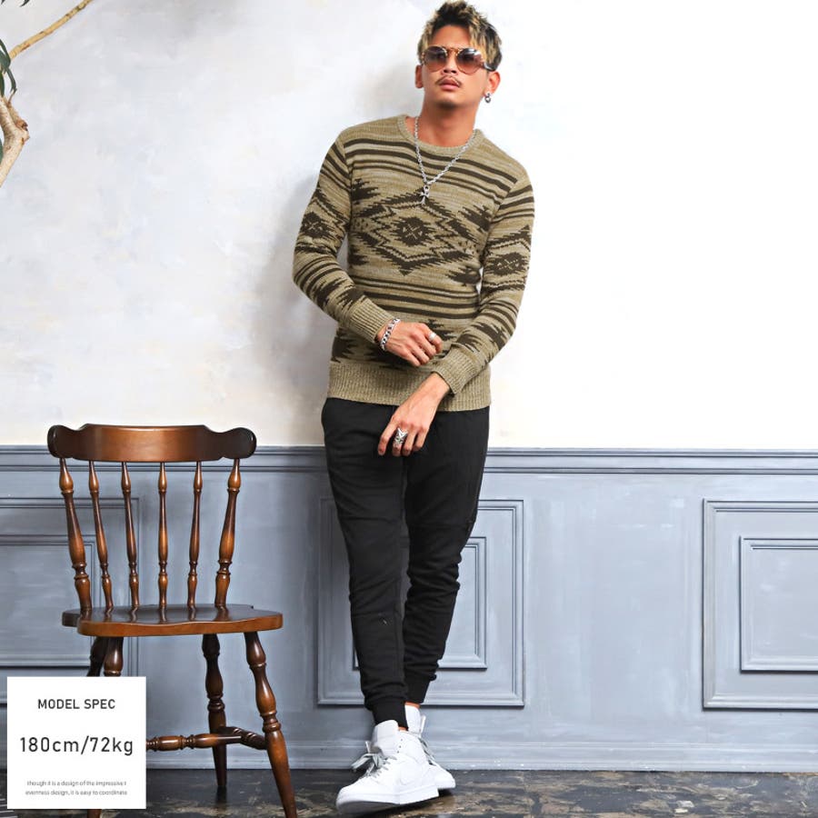 ニット メンズ セーター 品番 Lu Luxstyle ラグスタイル のメンズファッション通販 Shoplist ショップリスト