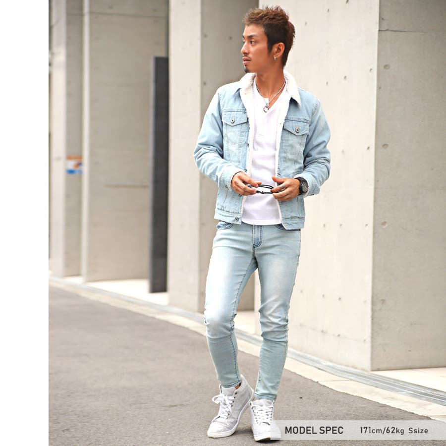 ボア デニムジャケット メンズ 品番 Lu Luxstyle ラグスタイル のメンズファッション 通販 Shoplist ショップリスト