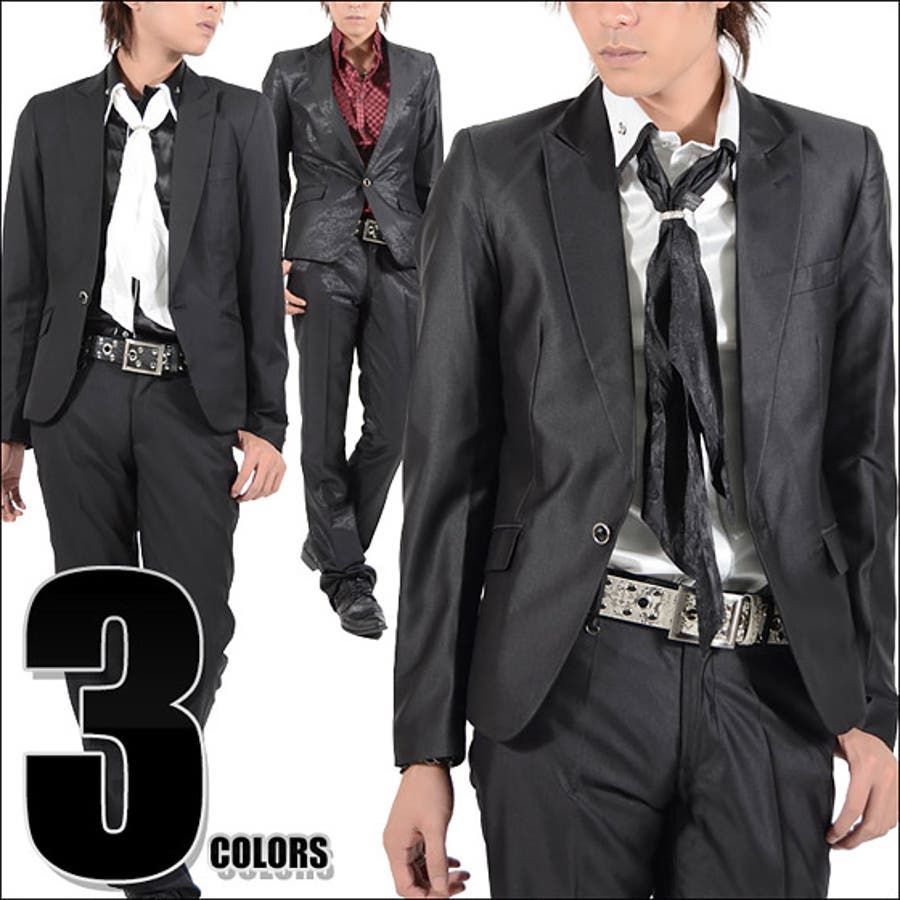 ミダスMIDAS　光沢ブラックスーツ　光沢感あり！　トルネードマート好きな方にも MR007_B007-460x552.jpg