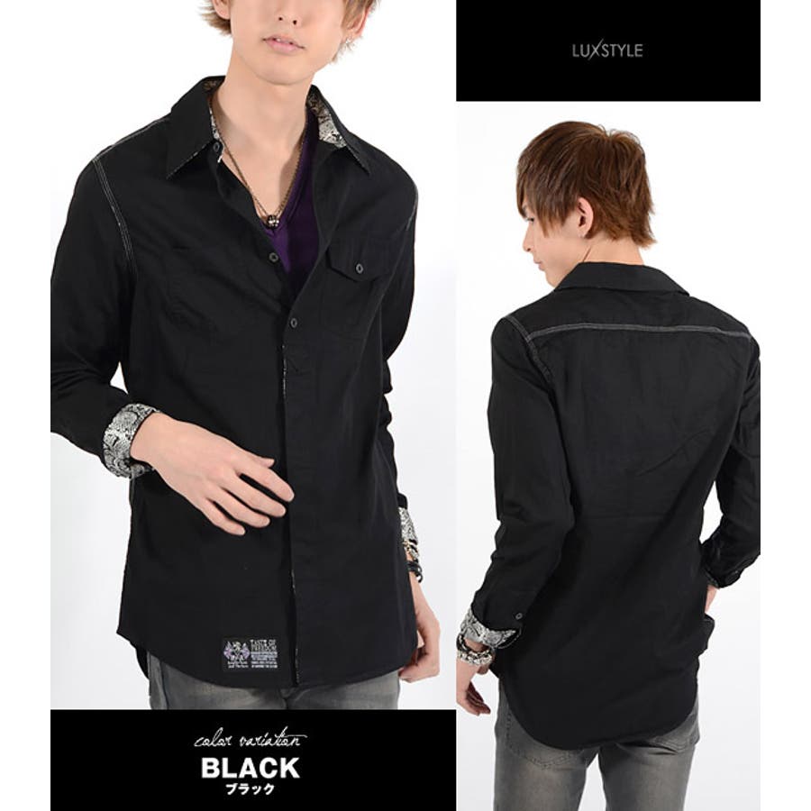 メンズ シャツ お兄系長袖[品番：LU000002728]｜LUXSTYLE（ラグ