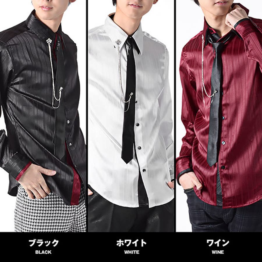 ホスト シャツ お兄系V系[品番：LU000003447]｜LUXSTYLE（ラグスタイル