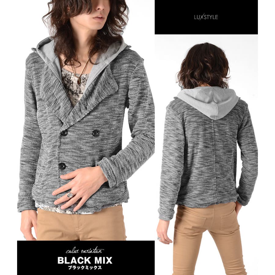 系 スラブ ジャケットpコートニットジャケット 品番 Lu Luxstyle ラグスタイル のメンズファッション 通販 Shoplist ショップリスト