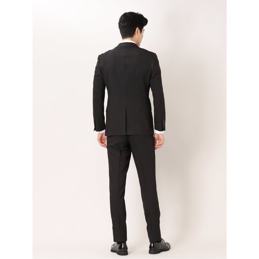 ストレッチウォッシャブル スリムフィット 2ボタン2ピーススーツ 組織