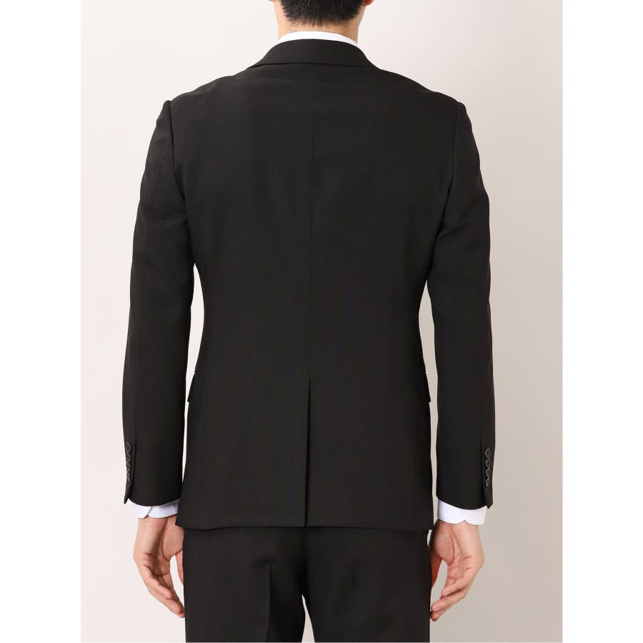 ストレッチウォッシャブル スリムフィット 2ボタン2ピーススーツ 組織