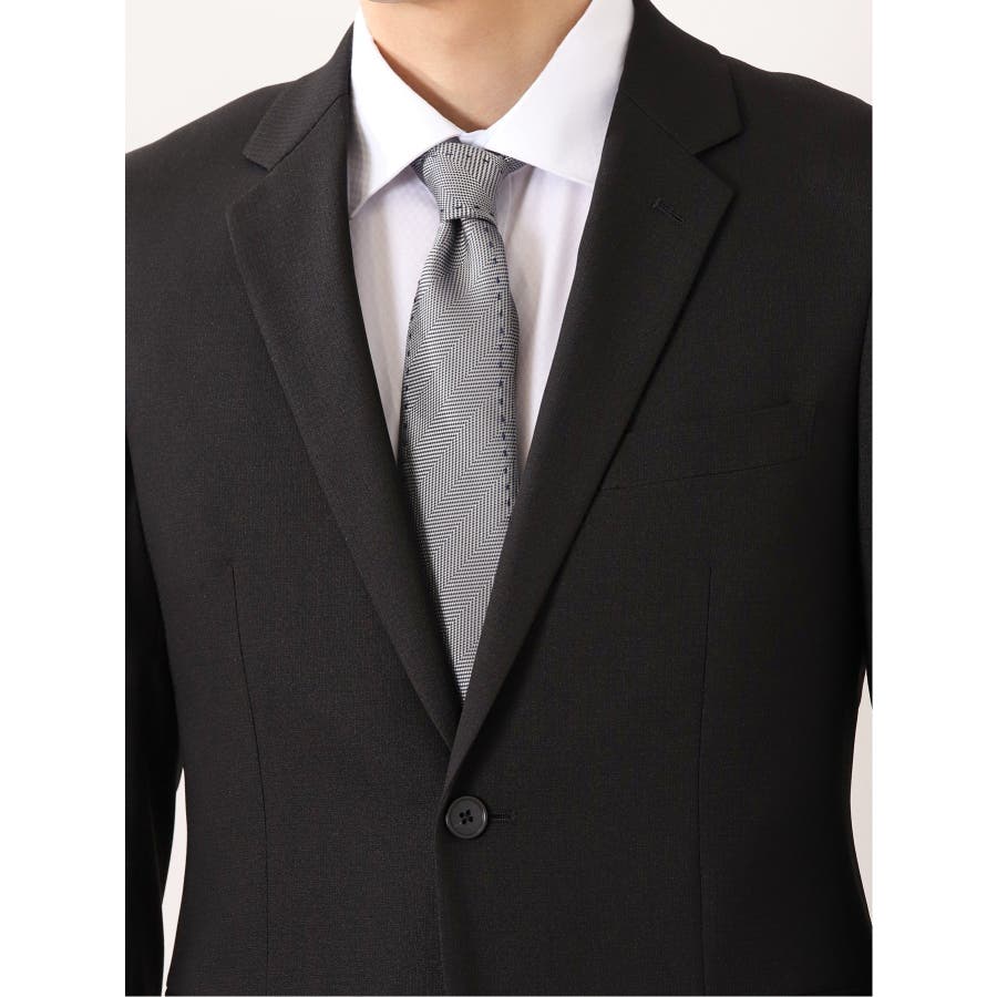 ストレッチウォッシャブル スリムフィット 2ボタン2ピーススーツ 組織