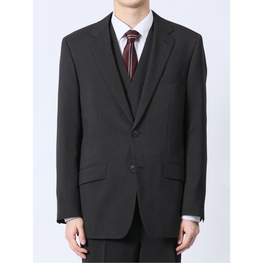 ストレッチウォッシャブル レギュラーフィット 2ボタン3ピーススーツ[品番：TKQJ0024514]｜TAKA-Q  MEN（タカキュー）のメンズファッション通販｜SHOPLIST（ショップリスト）