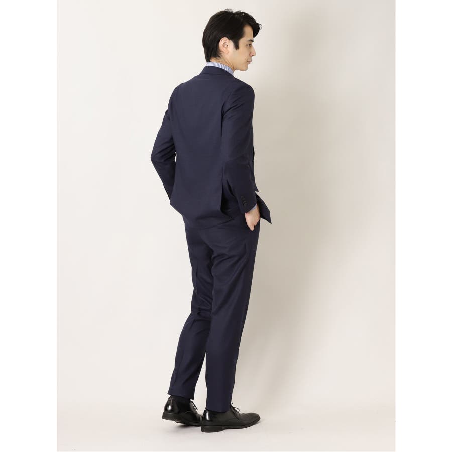 商品画像：黒 薄手シルクレーヨン スーツ(MENS ZOU ZOU) - スーツ 2