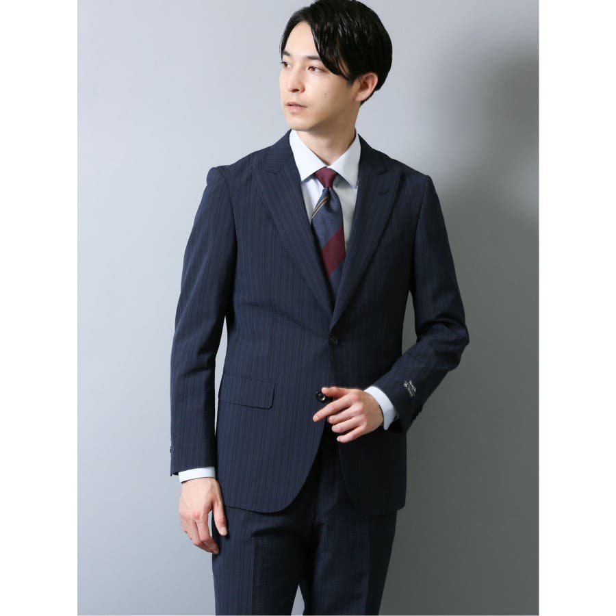 アレキサンダージュリアン × マルゾット メンズ スーツ 濃紺