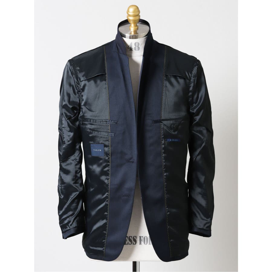 ストレッチウォッシャブル ヘリンボン柄リラックスフィット2ピース