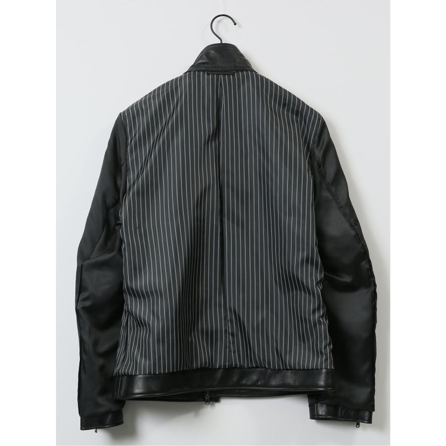 TETE HOMME（テットオム）の「SHEEP LEATHER JACKET / スタンド