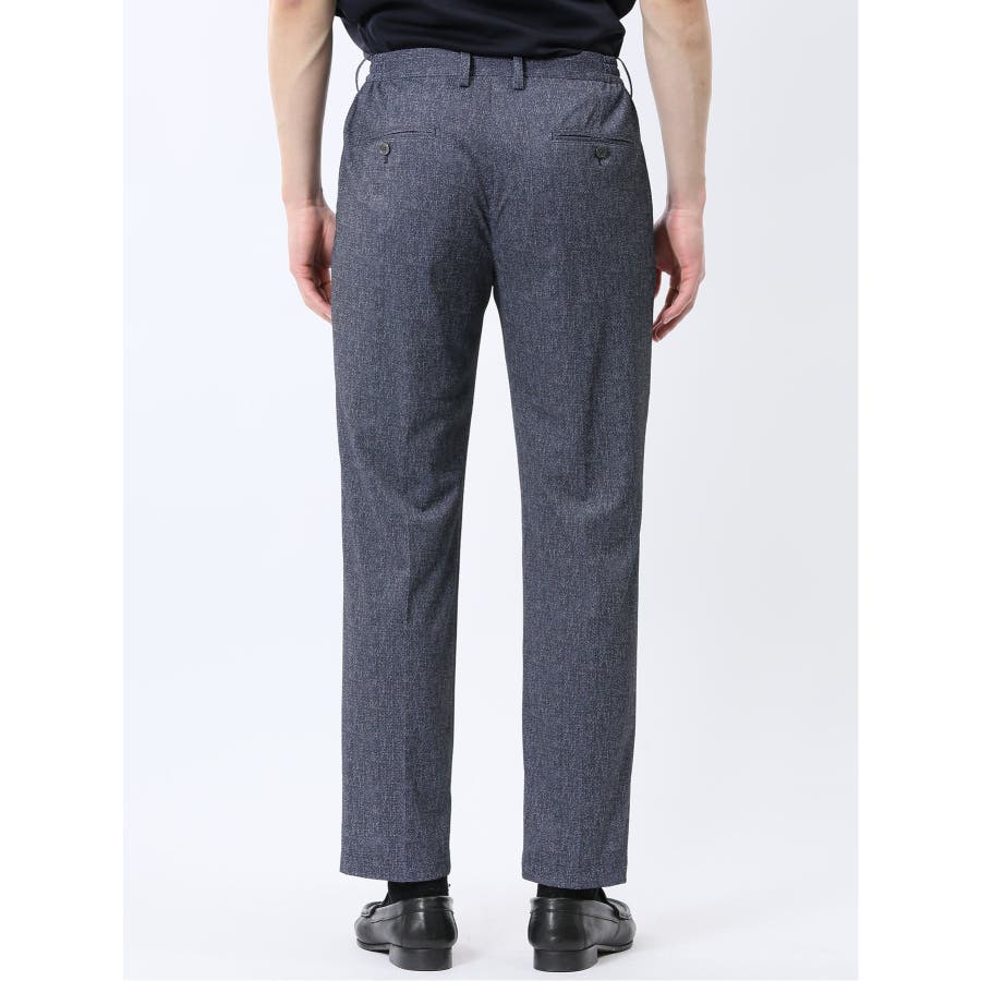 TechDenim スリムフィット ノータックパンツ 紺(セットアップ TechDenim スリムフィット ノータックパンツ 紺(セットアップ