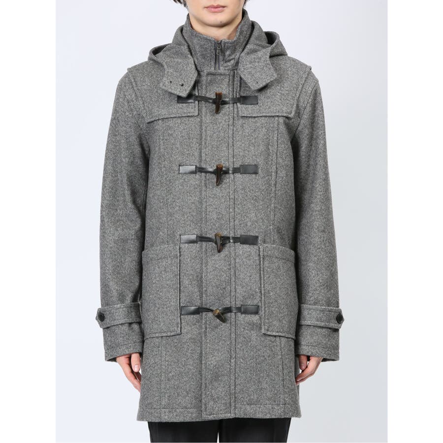 ニットメルトン ダッフルコート[品番：TKQJ0024180]｜TAKA-Q MEN