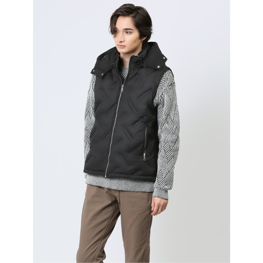 シームレス フード脱着 ダウンベスト[品番：TKQJ0024150]｜TAKA-Q  MEN（タカキュー）のメンズファッション通販｜SHOPLIST（ショップリスト）