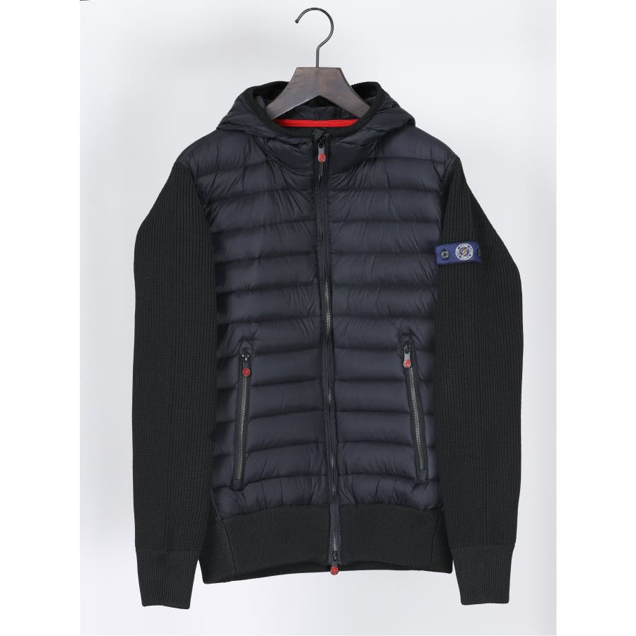 ジーステージ/G-stage ニットコンビダウンパーカー[品番：TKQJ0013458