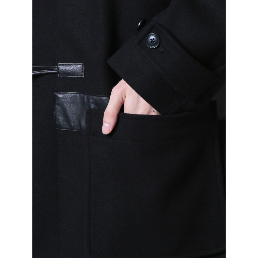 ストレッチメルトン ダッフルコート[品番：TKQJ0012750]｜TAKA-Q