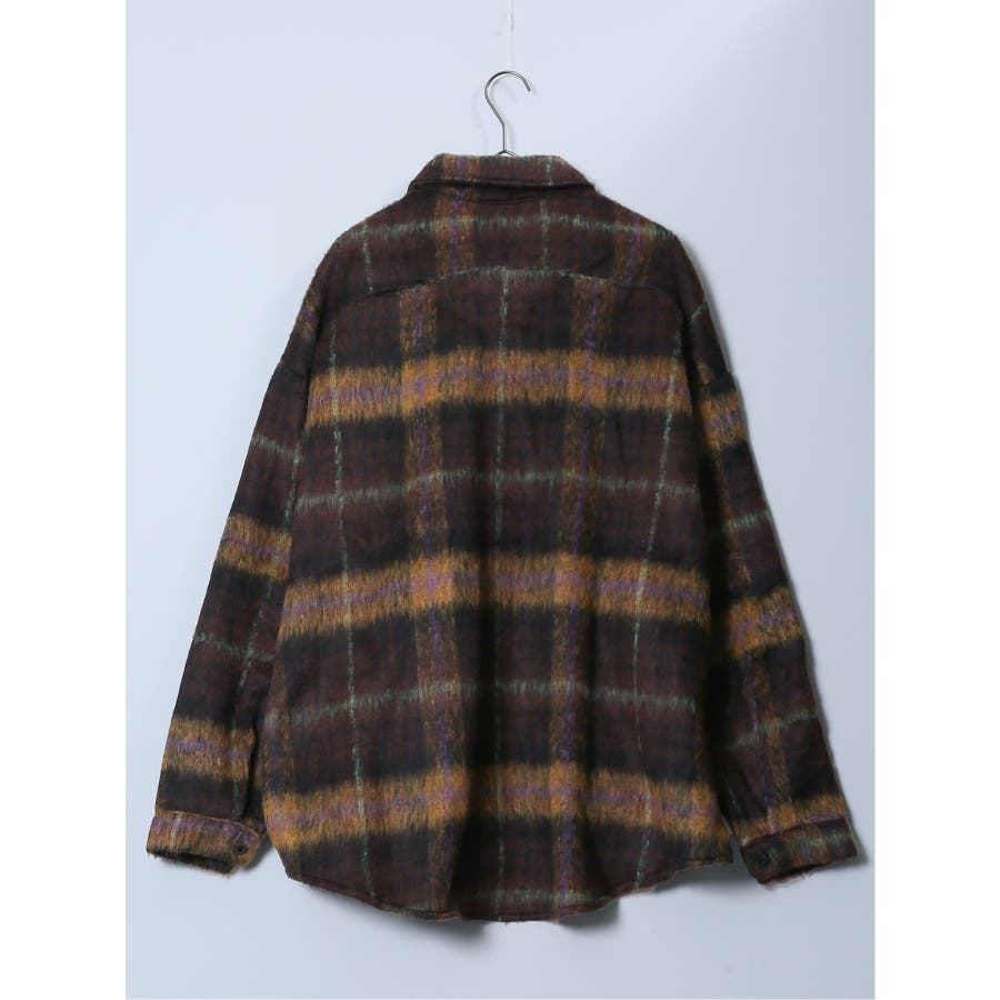 シャギーチェック シャツジャケット[品番：TKQJ0024230]｜TAKA-Q  MEN（タカキュー）のメンズファッション通販｜SHOPLIST（ショップリスト）