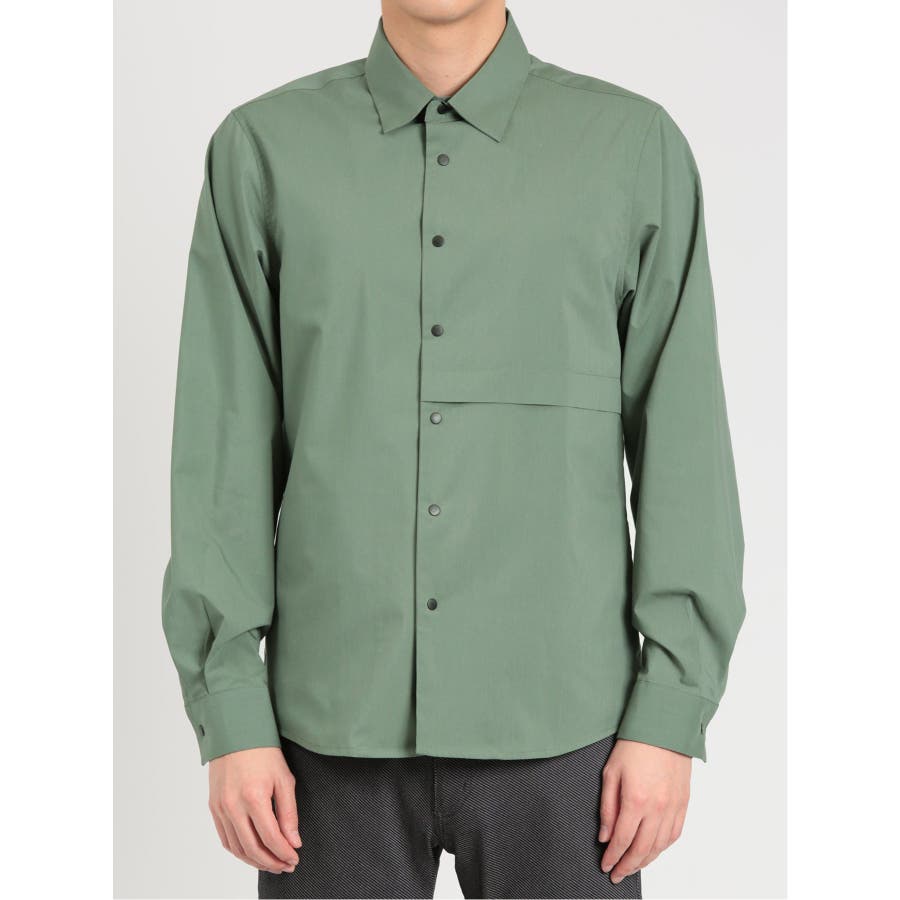 ストレッチ スナップボタン シャツアウター[品番：TKQJ0018290]｜TAKA-Q  MEN（タカキュー）のメンズファッション通販｜SHOPLIST（ショップリスト）