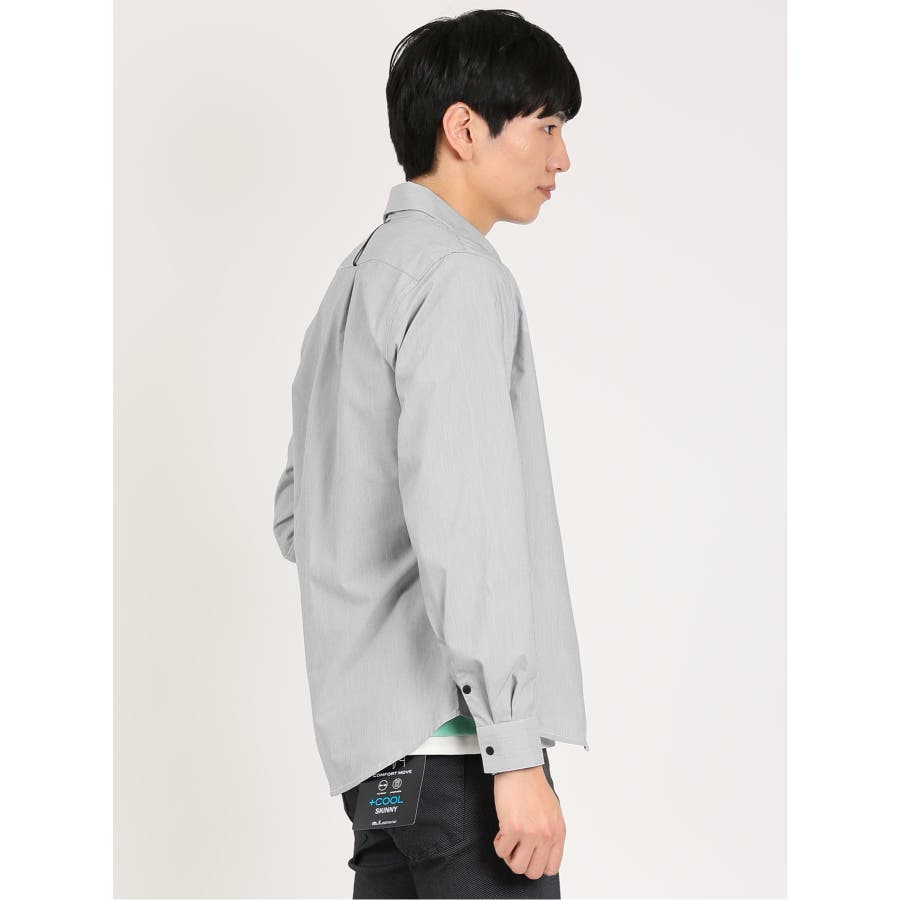 ストレッチ スナップボタン シャツアウター[品番：TKQJ0018290]｜TAKA-Q  MEN（タカキュー）のメンズファッション通販｜SHOPLIST（ショップリスト）