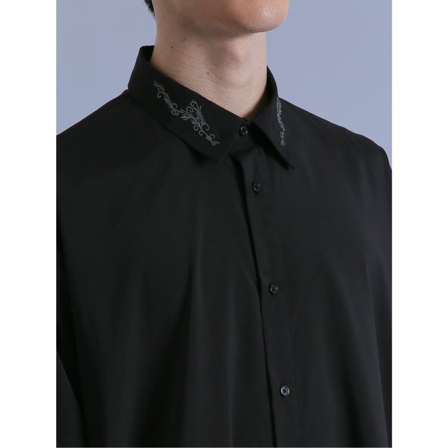 刺繍 長袖ロングシャツ[品番：TKQJ0020303]｜TAKA-Q MEN（タカキュー）のメンズファッション通販｜SHOPLIST（ショップリスト）