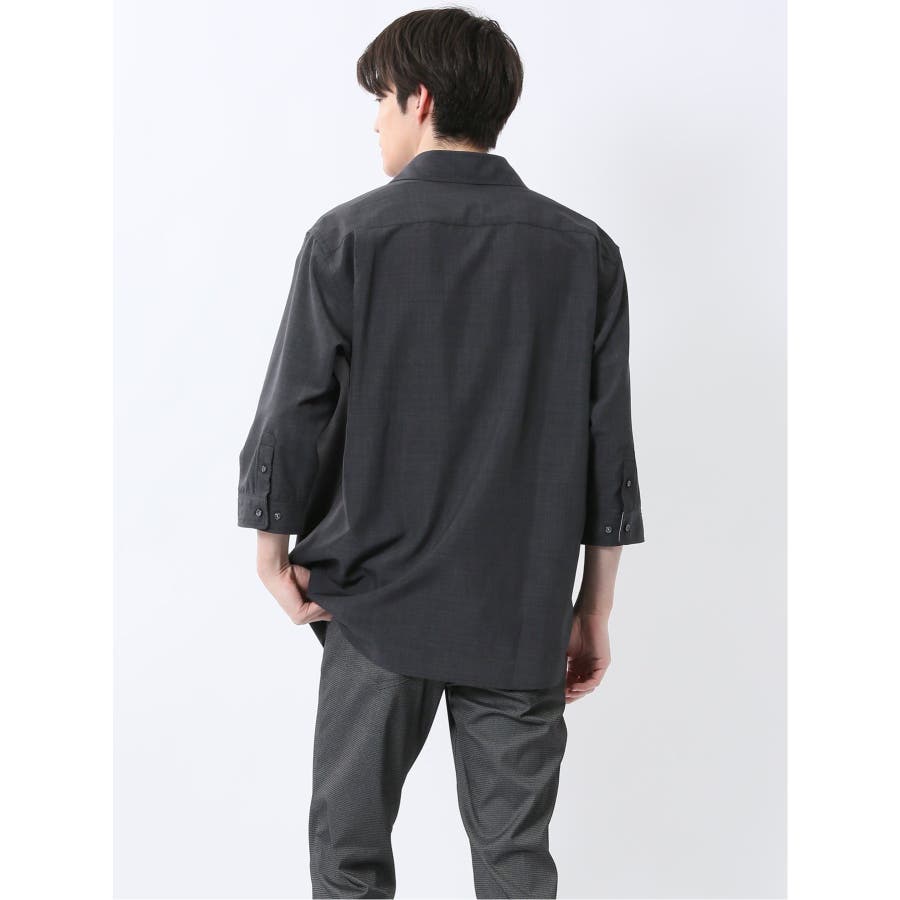 TechLinen プルオーバー 7分袖シャツ[品番：TKQJ0025446]｜TAKA