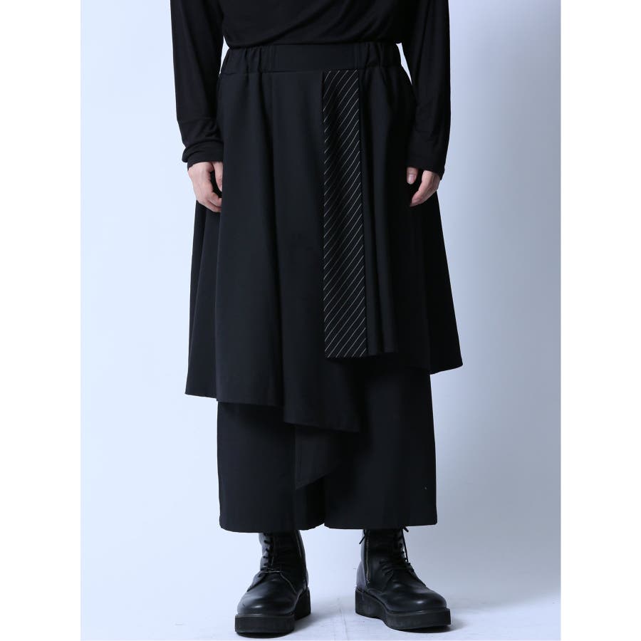 タグ付き新品！LOHEN再販スカートパンツ 黒 ローヘンスカートパンツ