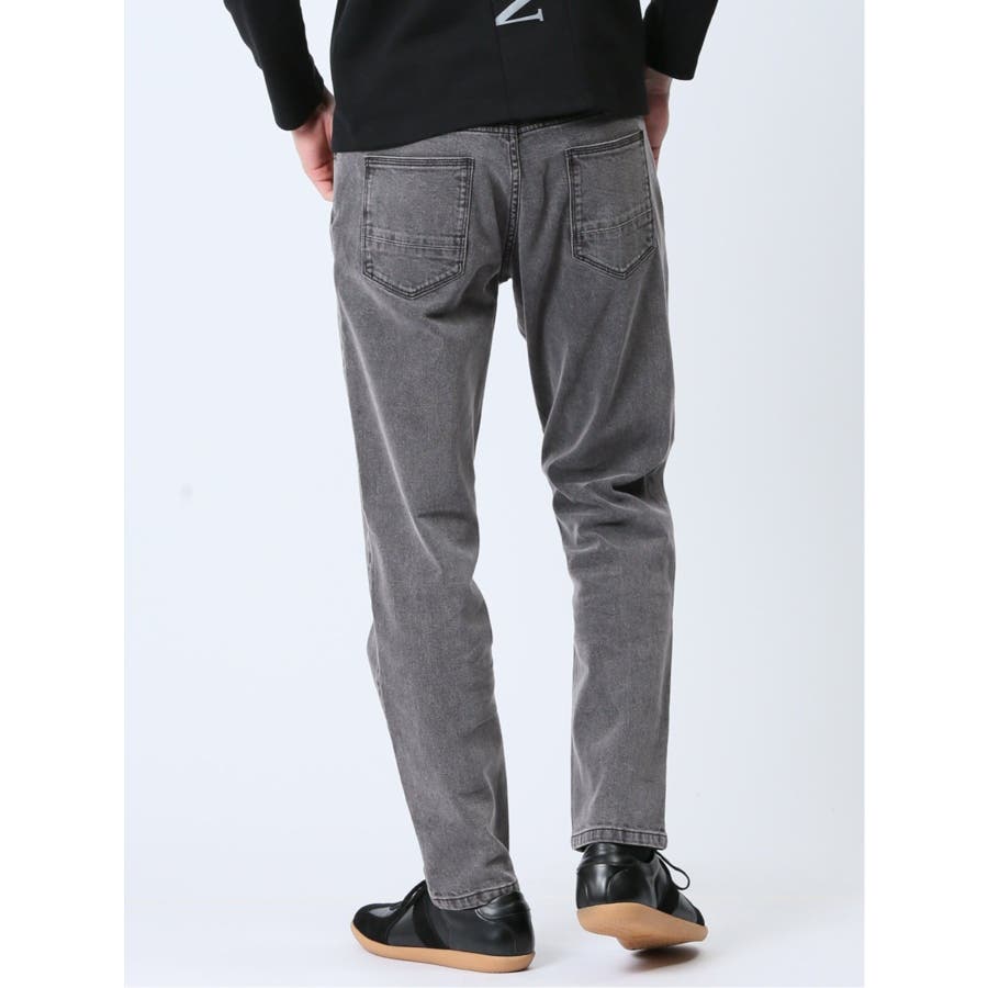 ストレッチデニム スリムパンツ(セットアップ可能)[品番