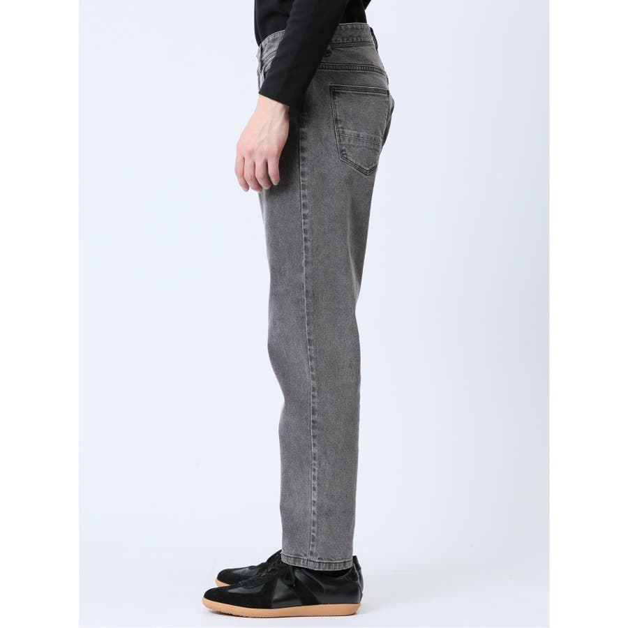 ストレッチデニム スリムパンツ(セットアップ可能)[品番