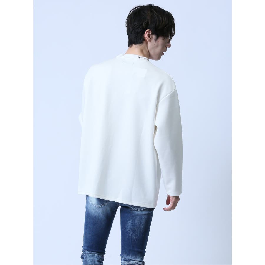 ネックレス付き クルーネック長袖Tシャツ[品番：TKQJ0023803