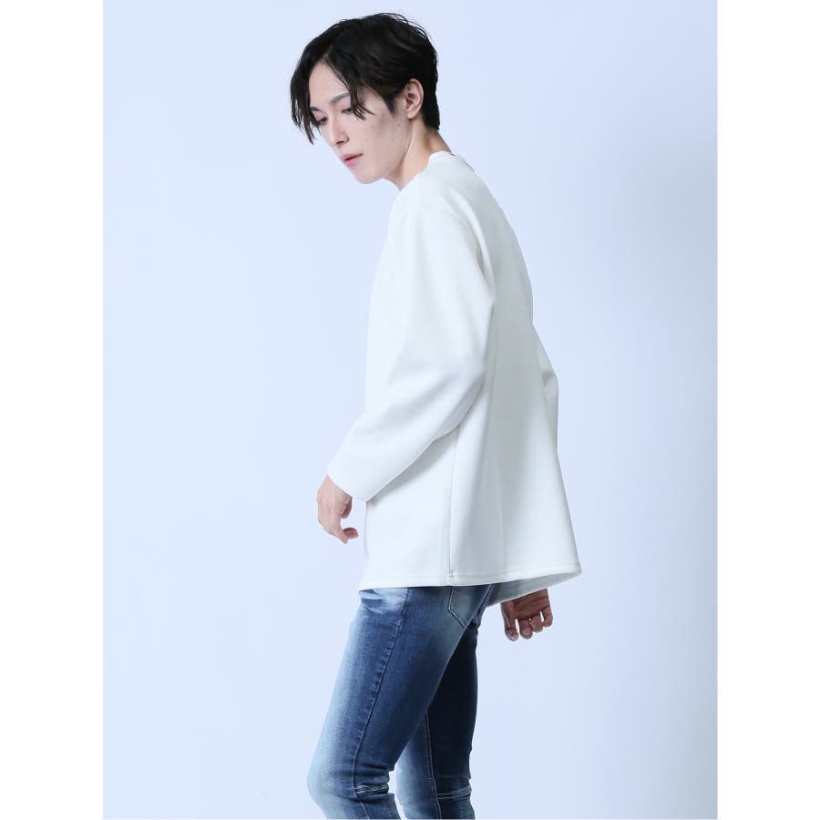 ネックレス付き クルーネック長袖Tシャツ[品番：TKQJ0023803
