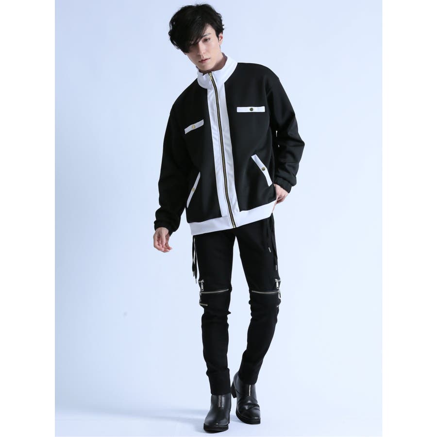 セマンティックデザイン】バイカラー トラックジャケット[品番：TKQJ0021764]｜TAKA-Q  MEN（タカキュー）のメンズファッション通販｜SHOPLIST（ショップリスト）