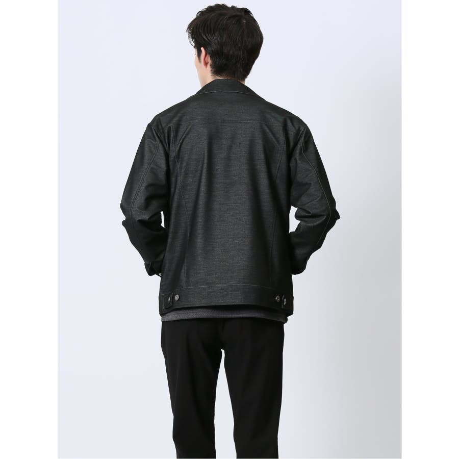 シャンブレー ストレッチ カットアウター[品番：TKQJ0024628